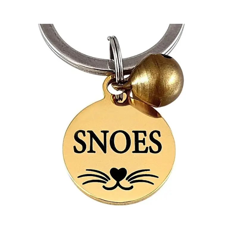 Dierenpenning hond of kat goudkleurig