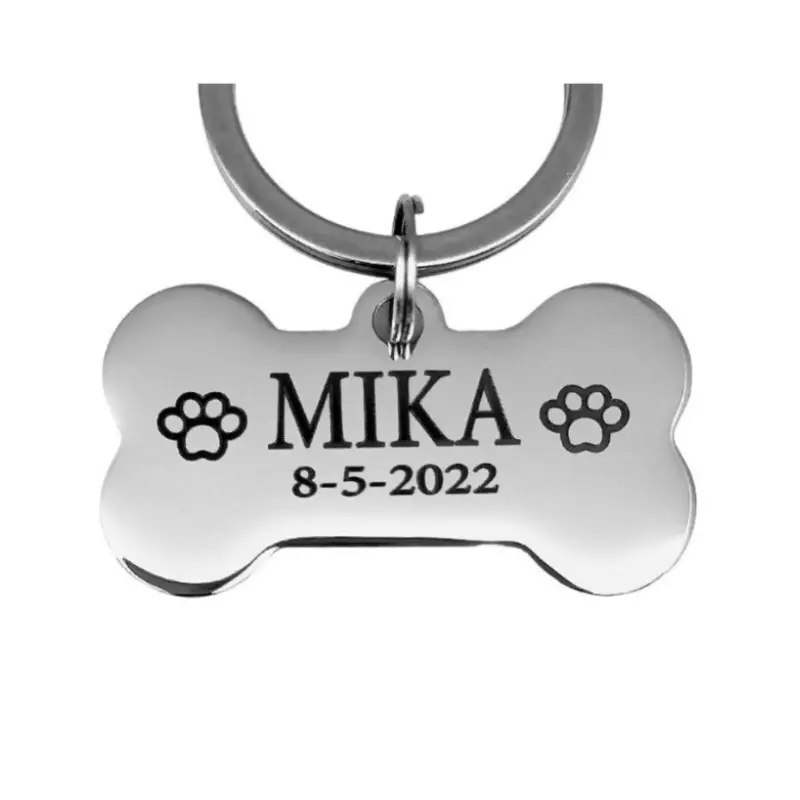 Hondenpenning bot bestellen online Deze mooie gegraveerd Gratis verzonden in NL en België zilver